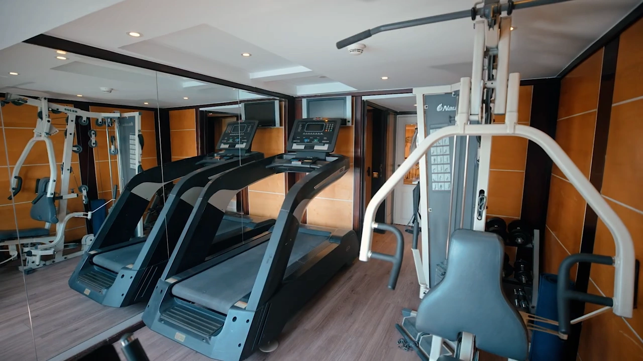 Gym aboard the Sonesta St. George I Nile Cruise Ship Nile cruise